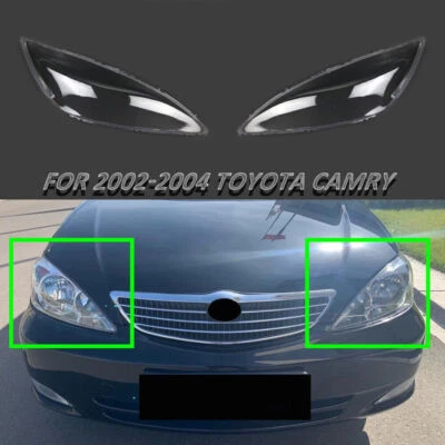 Lampshdade Masks Fit For 2002-2004 Toyota Camry Headlight Lens Cover Transparent - Image 1 of 4