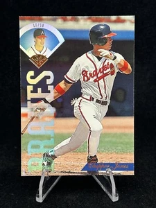 CHIPPER JONES 1995 Leaf #369 HOF MLB Atlanta Braves - Picture 1 of 12