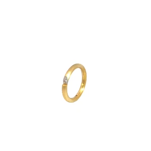 Ring Gelbgold 750/- & Platin 950/- mit Brill. Gr. 56 Nr. 6320 - Bild 1 von 5