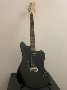 2001 Fender Squire Jagmaster Montego Black Electric Guitar - Picture 1 of 13