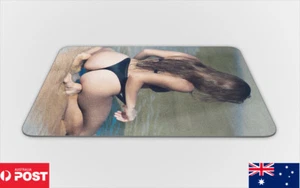 MOUSE PAD DESK MAT ANTI-SLIP|SEXY GIRL LADY WOMAN IN BIKINI - Afbeelding 1 van 3