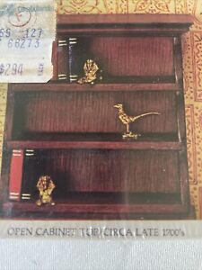 Sealed-  X-A CTO 1977 THE HOUSE OF MINIATURES Open Cabinet Top  #40002