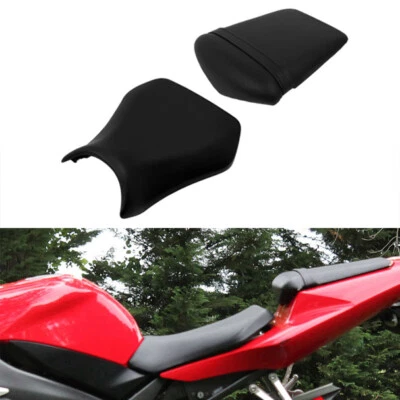 Front & Rear Rider Passenger Seat Fits For YAMAHA YZF R1 YZF-R1 2002-2003 Black - Image 1 of 4