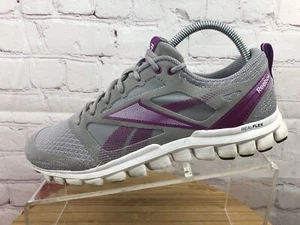Reebok Realflex Running Shoes (J90565) Gray Womens Size 8 - Picture 1 of 12