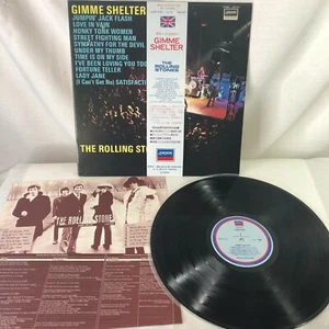 Rolling Stones Gimme Shelter Japan Lp W/OBI Import London L20P 1034 w/ Insert - Afbeelding 1 van 5