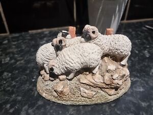 Vintage Sheep and Ram Figurine