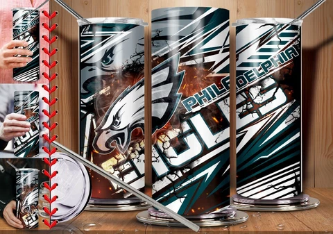 Eagles  20 oz Tumbler Cover