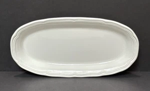 Mikasa Antique White (Not Bone) KT056 Oval Tray 12 1/8"x6" - Picture 1 of 3