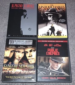 The Untouchables/Scarface/Public Enemies/Gangs Of New York DVD 4 Gangster Films - Picture 1 of 4