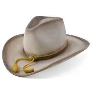 Stetson Wool John Wayne Fort Crushable Hat in Silver Belly - Picture 1 of 7