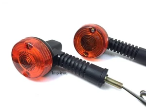 2X Rear turn signal indicator for 85-05 Kawasaki KLR250 KL250 D2-D22 - Picture 1 of 3