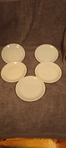 Vintage Meakin, 5 graue (weiße Unterseite) Dessertteller - Bild 1 von 3