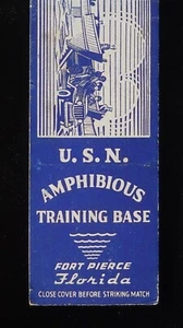 Base de entrenamiento anfibio Jeep Fort Pierce FL MB de la década de 1940 de la Marina de los Estados Unidos - Imagen 1 de 2