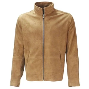 Daniel Craig James Bond Men's Camel Brown Real Suede Leather Morocco Movie Spect - Picture 1 of 6