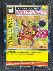 Option Eater Bo-49 1st Edition Digimon Digital Monsters Bandai 1999 NonFoil - Foto 1 di 3