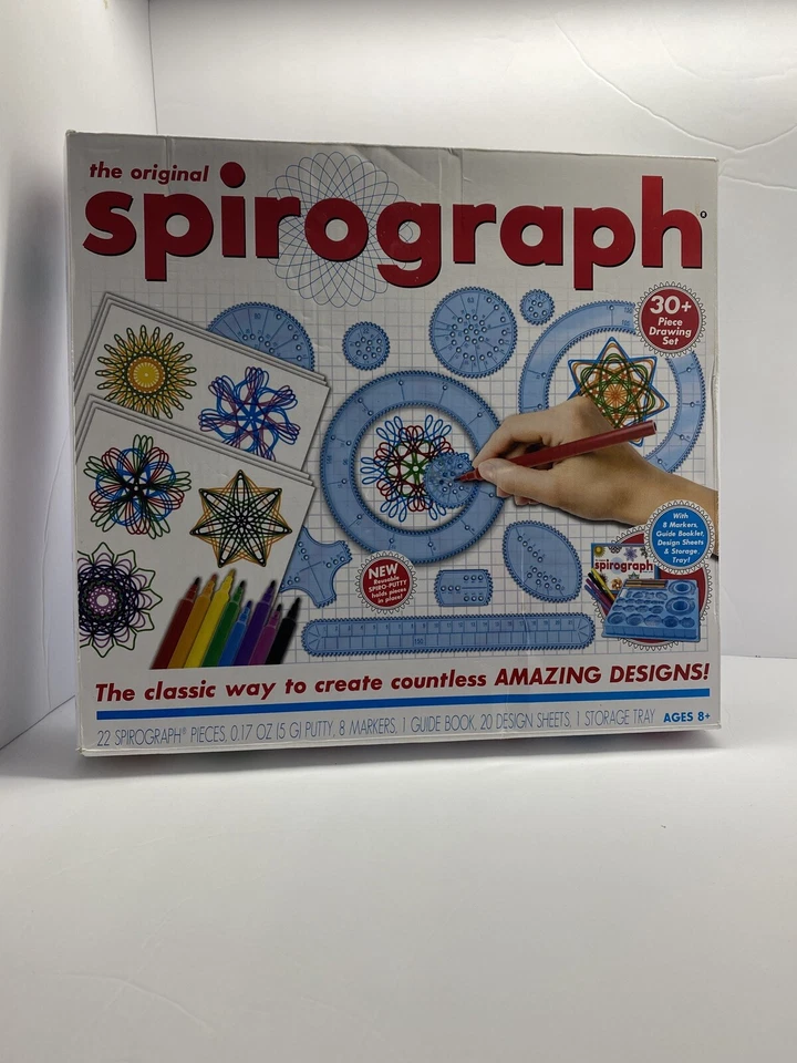 The Original Spirograph Brain Stimulating 30 + Piece Drawing Set For 8+ - Image 1 of 3