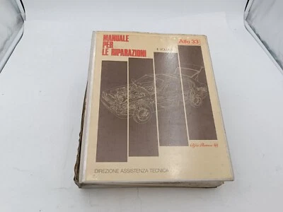 Manuale officina Alfa Romeo Alfa 33 4X4 Giardinetta e Sport Wagon vol 2 del 1988 - Immagine 1 di 4