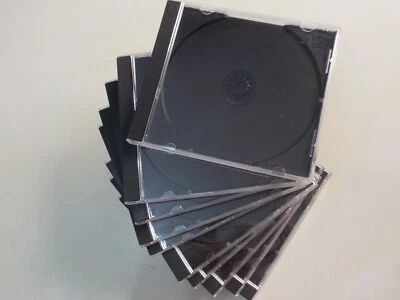 Custodie per CD Nera/Trasparente Jewel Case Pari al Nuovo -  COMPRO FUMETTI SHOP - Immagine 1 di 4