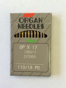 30 ORGAN 135X17PD TITANIUM WALKING FOOT MACHINE NEEDLES DPX17 SIZE 18 - Picture 1 of 1