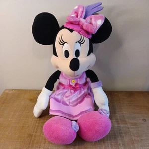 Disney Just Play - Juguete de peluche de 10" Minnie Mouse rosa - Imagen 1 de 8