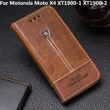 For Motorola Moto X4 XT1900-1 XT1900-2 Flip Stand Wallet Leather Case 5.2' Cover