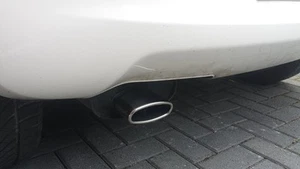 Stainless Steel Exhaust End Pipe Sports Muffler Oval for Ford Ka 2 II Ab 2008 - Picture 1 of 4