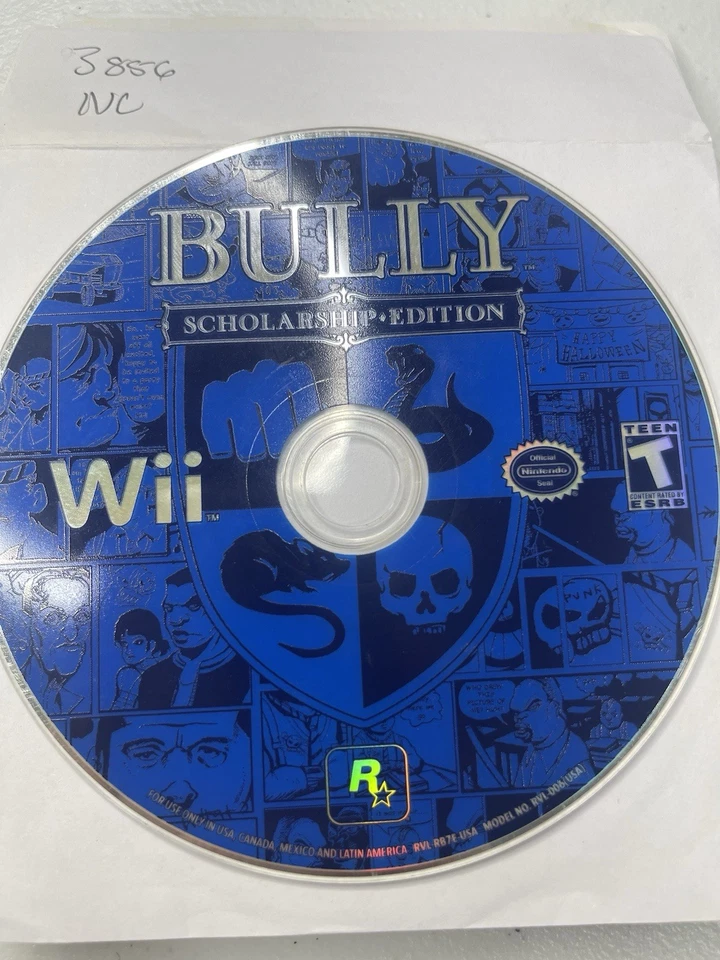 Bully Scholarship Edition - Nintendo Wii, 2008 - Disc Only #3856 - Image 1 of 1