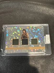 2024 Keepsake Edition John Rambo Sylvester Stallone TRIPLE SWATCH RELIC TRUE 1/1 - Picture 1 of 3