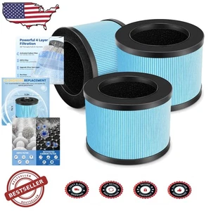 HEPA Replacement Filter 3 Pack for Tolife TZ-K1 Air Purifier - Blue - Picture 1 of 10