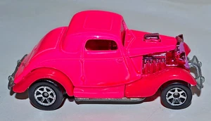 VINTAGE HOT WHEELS 1979 HOT PINK FORD COUPE '34 ROADSTER 1:64 MALAYSIA - Picture 1 of 4
