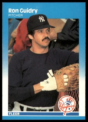 1987 Fleer #100 Ron Guidry [GOATCARDS] - Image 1 of 2
