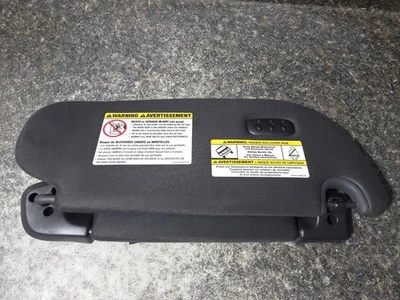 07-14 Ford Expedition Left Driver Sun Visor Shade Lighted Garage Black Used OEM - Imagem 1 de 4