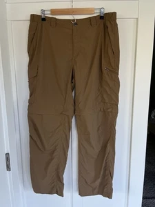 Pantalone Columbia Uomo TG 38x30 Omni-Shade Protezione Solare Convertibile - Foto 1 di 5