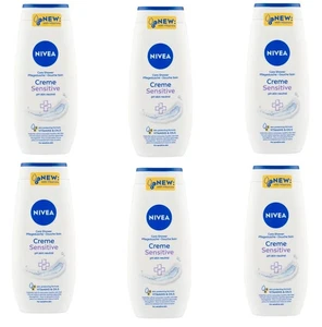 3X NIVEA CARE SHOWER CREME SENSITIVE PH SKIN NEUTRAL 3X250ML - Picture 1 of 1