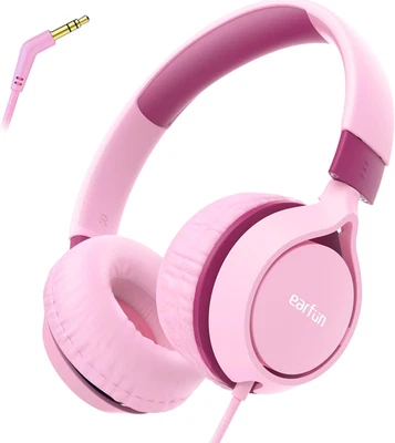 BESUCHE DEN EARFUN-STORE Earfun Kinder Kopfhörer, Kopfhörer Kinder Mit Kabel, 85Db Lautstärkenbegrenzer