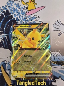 Pokemon Pikachu EX 028/131 Evoluciones Prismáticas DOBLE RARO Casi Como Nuevo - Imagen 1 de 2