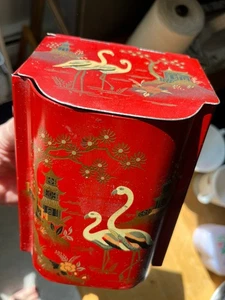 Tin Tea Box Baretware 198 Made In England 6” Tall - Picture 1 of 7