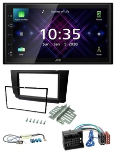 JVC DAB 2DIN MP3 Bluetooth USB Autoradio für Seat Ibiza 2017-2021 schwarz - Bild 1 von 10