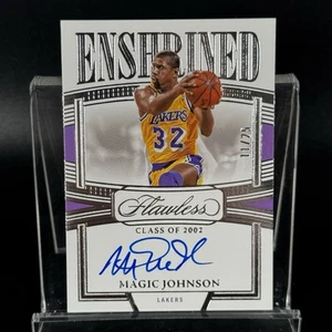 Magic Johnson 2022-23 Panini Flawless #ES-MGJ Enshrined Signature Auto /25 - Bild 1 von 10
