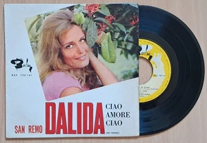 DALIDA Mama Ciao Amore Ciao 7/45 EP MADE IN PORTUGAL 1967 San Remo Barclays - Picture 1 of 2