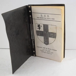 RSB Disk BASIC für Level 2 OS9 (1988, Burke, Book, Ver 1.0) Tandy - Bild 1 von 4