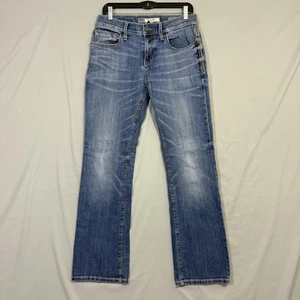 Pantalones de mezclilla BKE Aiden para hombre 32x30 azul bootleg pierna recta clásicos lavado medio - Imagen 1 de 12