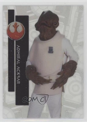 2015 Topps Star Wars High Tek Form 1 Star Destroyer Admiral Ackbar #16 0n8h - Image 1 of 3