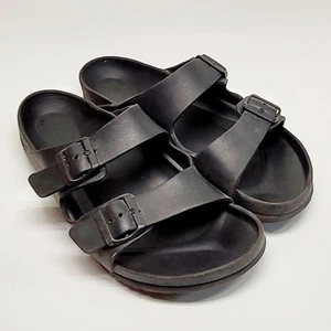 Birkenstock Unisex Arizona EVA Black Synthetic Sandal Size 44 US Men's 11   - Picture 1 of 7