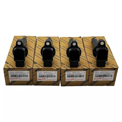 4x denso Ignition Coils For 00-16 Toyota & Scion xA xB I4, 90919-02240 - Image 1 of 4