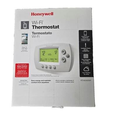 Honeywell Wi-Fi 7-Day Programmable Thermostat (RTH6580WF) Honeywell Wi-Fi 7-Day - Image 1 of 4