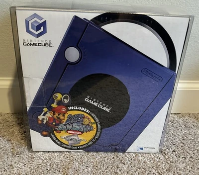 Nintendo GameCube Indigo Console CIB Mario Sunshine w/ game and memory card - Image 1 of 4