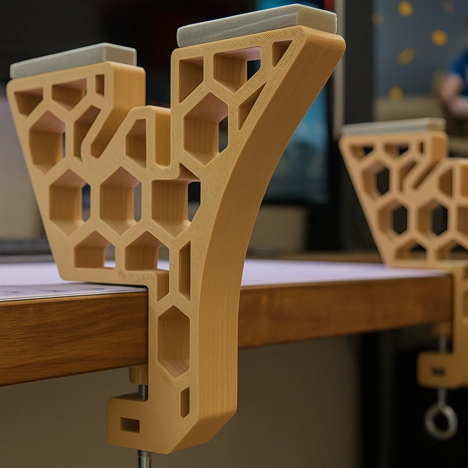 Ski and Snowboard Vise Set – Bench Mount Tuning & Waxing Clamps - Image 1 of 1