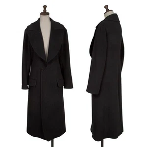 Yohji Yamamoto FEMME Melton Big Collar Coat Size 1(K-133027) - Picture 1 of 12