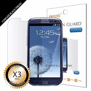 3x Anti-Glare Screen Protector For Samsung Galaxy SIII S3 i9300/T999/i535/L710 - Picture 1 of 7